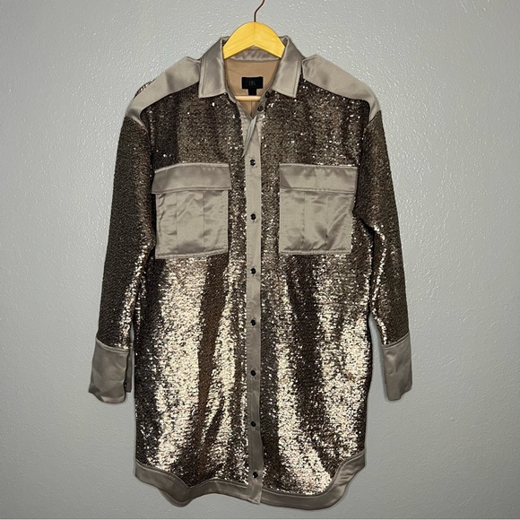 Banana Republic Jackets & Blazers - NWT Banana Republic Sequin Dress/Coat Size 4